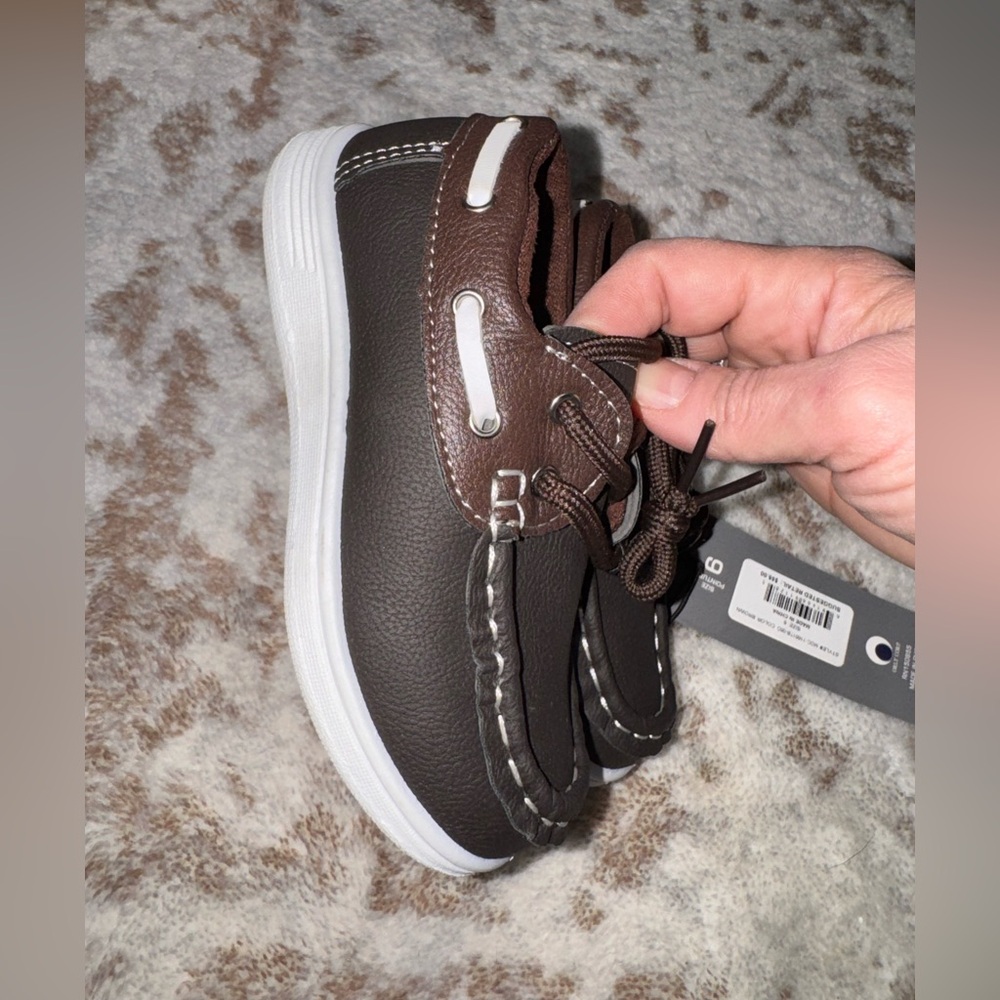 Stylish Brown Kids Dress Shoes